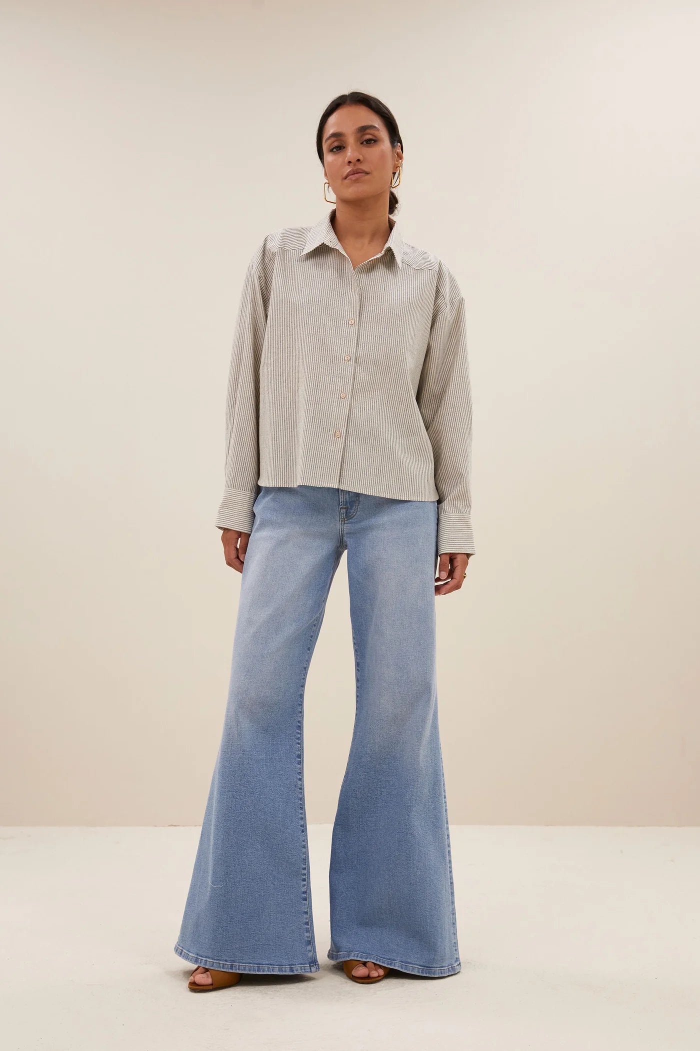 Nima Lurex Streep Blouse