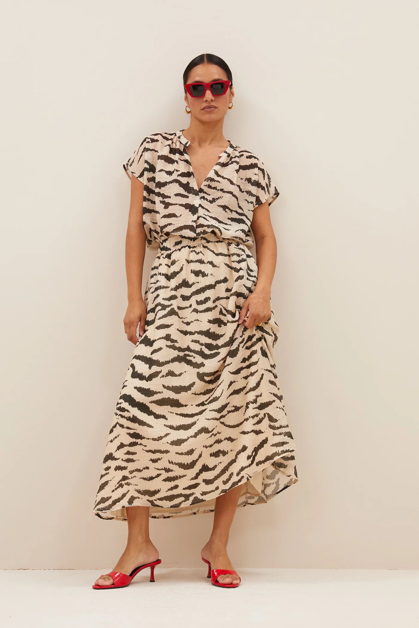 Amie Zebra Blouse