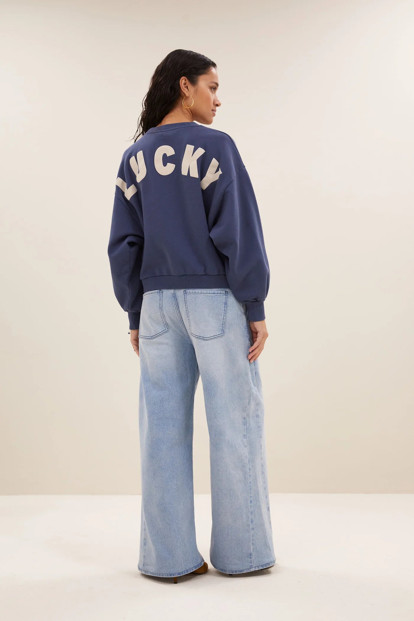 Bibi Lucky Curve Sweater