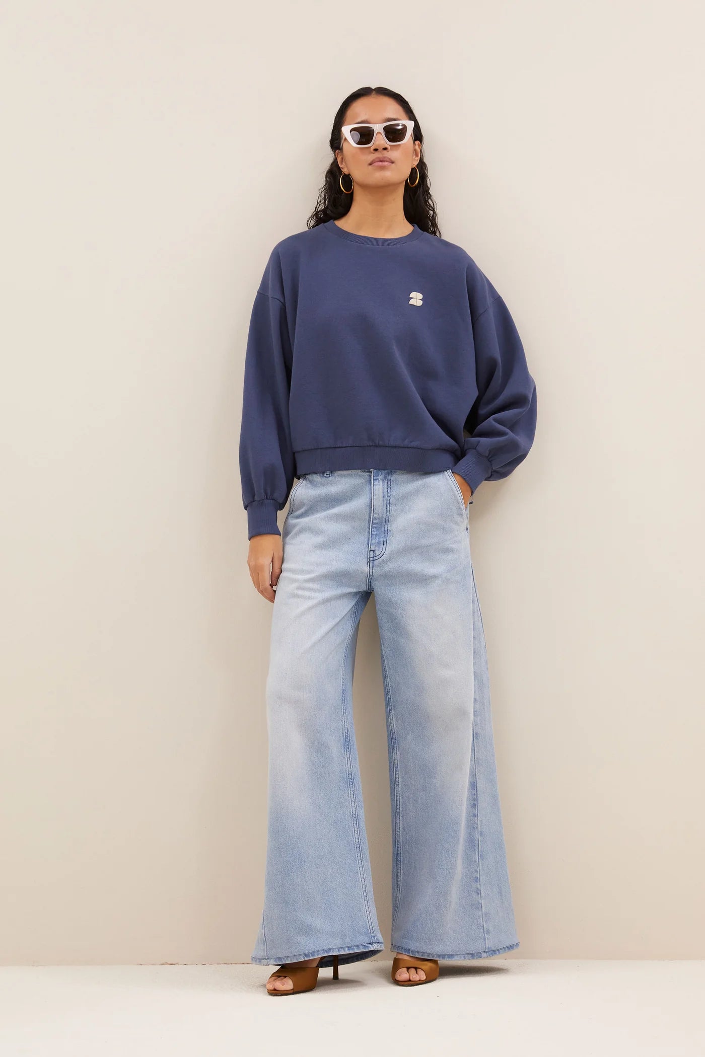 Bibi Lucky Curve Sweater