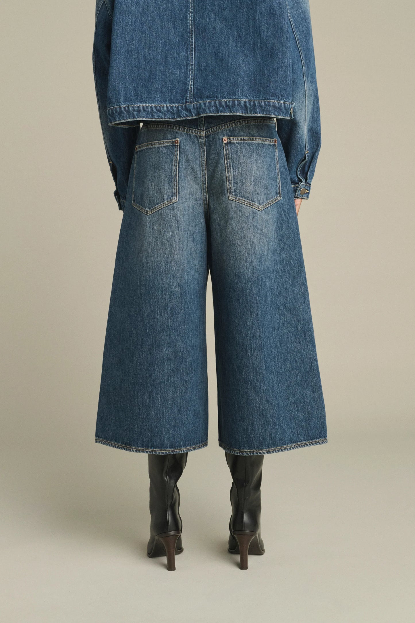 Joyce denim culotte