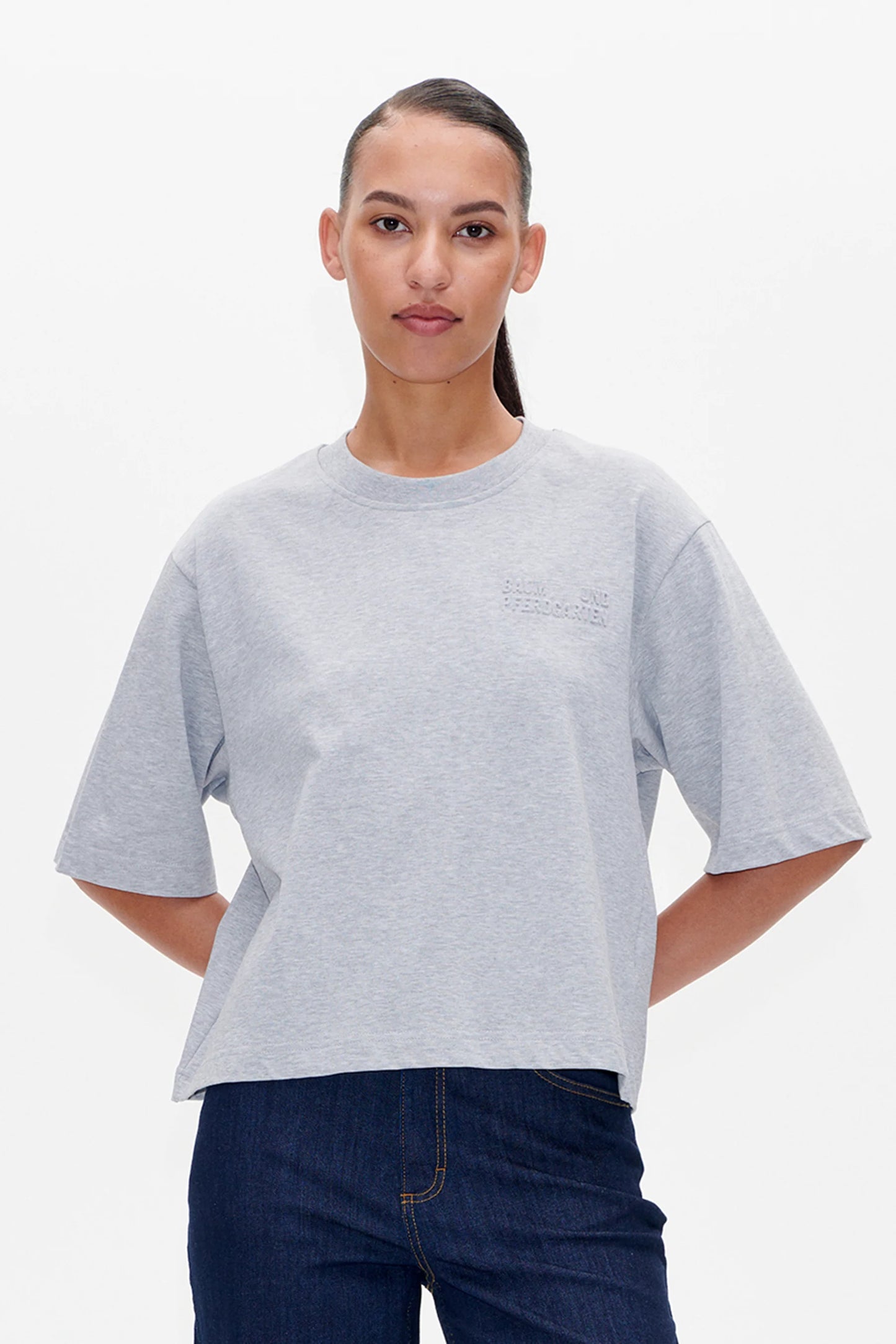 Jiana Tee grey melange