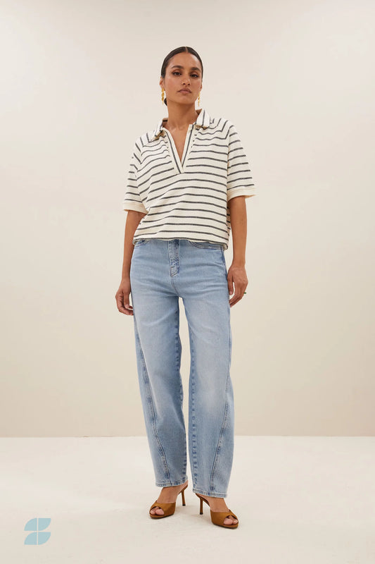 Harper Breton Stripe Top