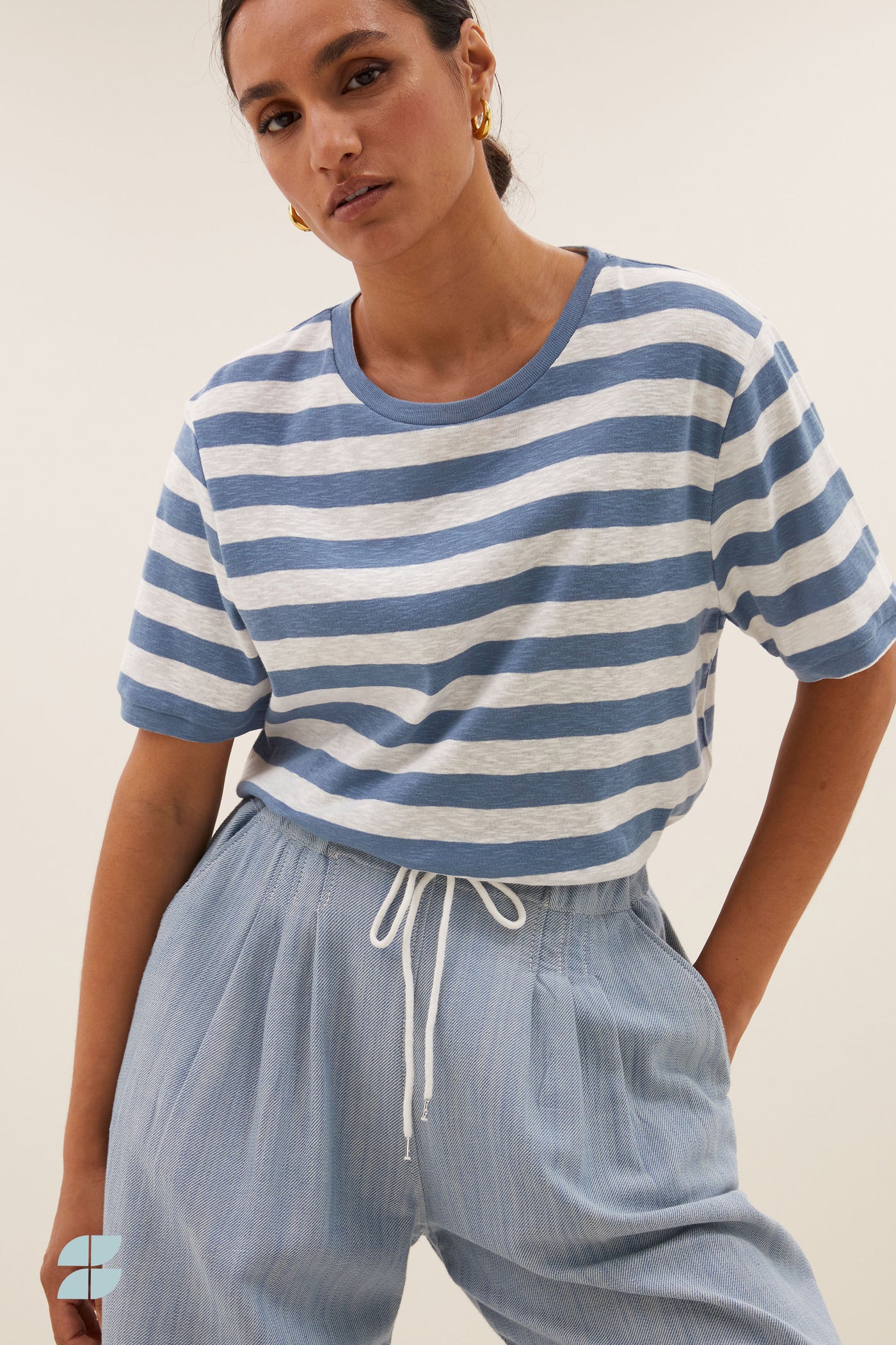 Hope Big Stripe Top