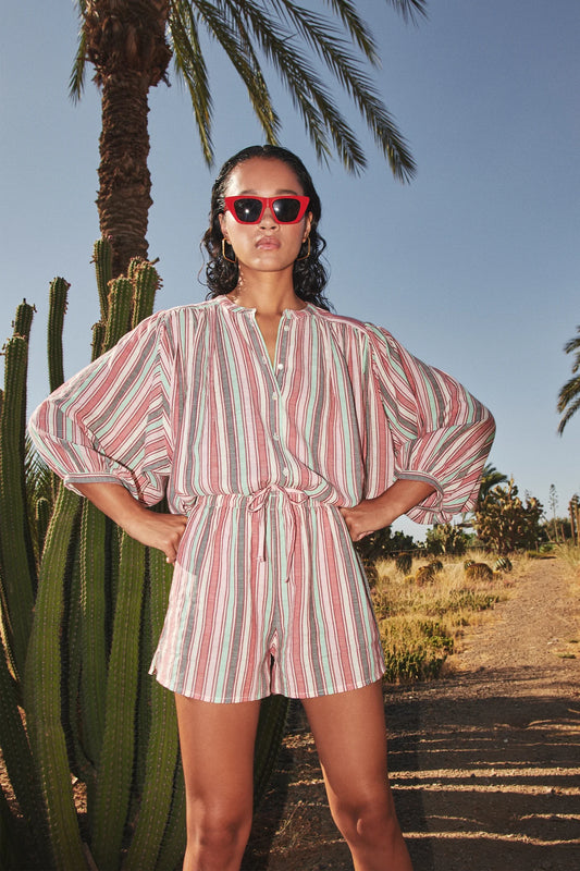 Isa Multi Stripe Athia Shorts