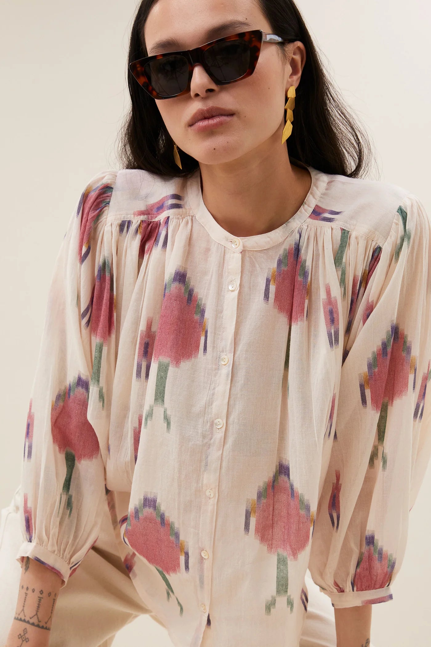 Becky Ikat Blouse