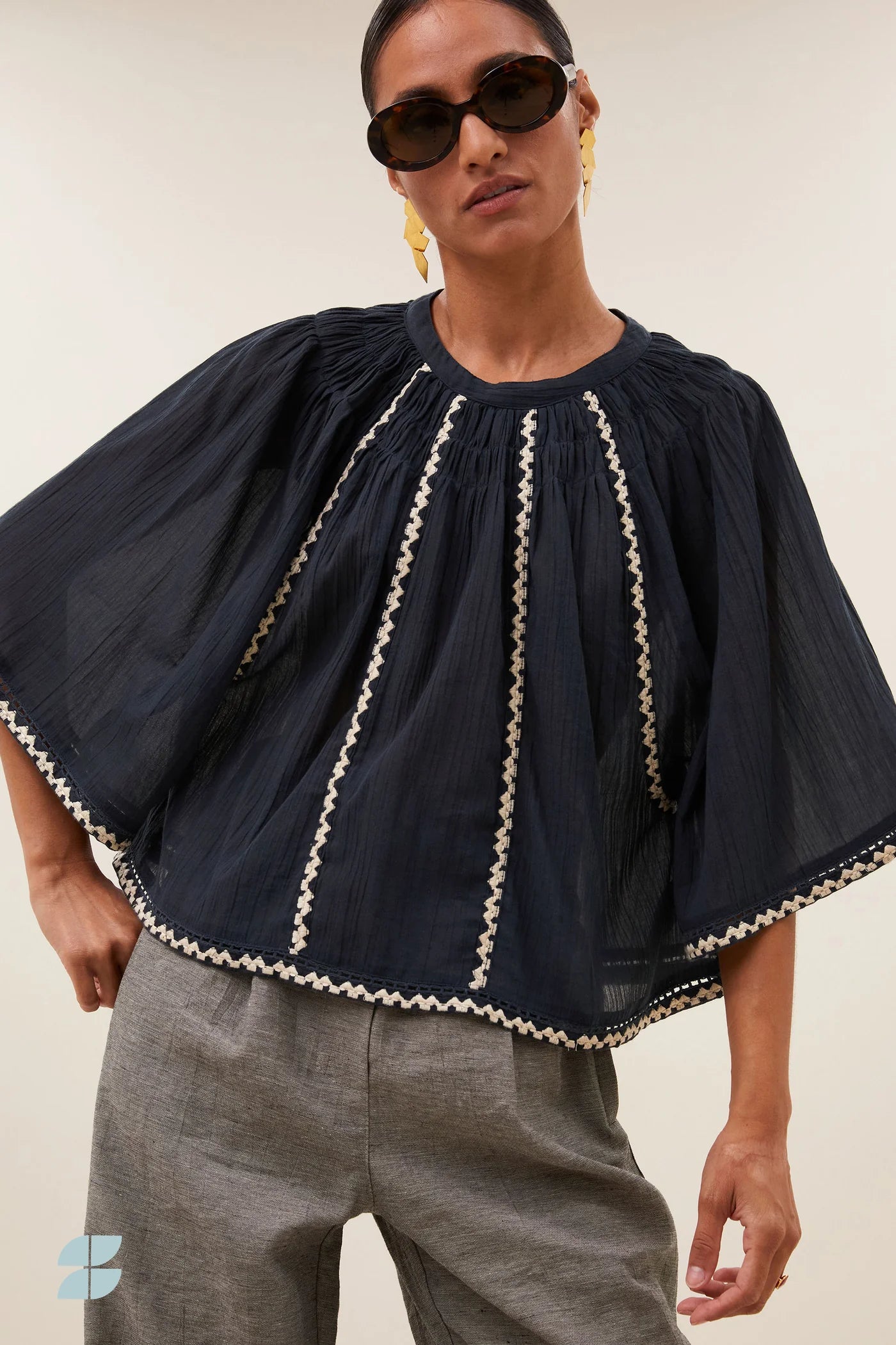 Emmi Embroidery Blouse