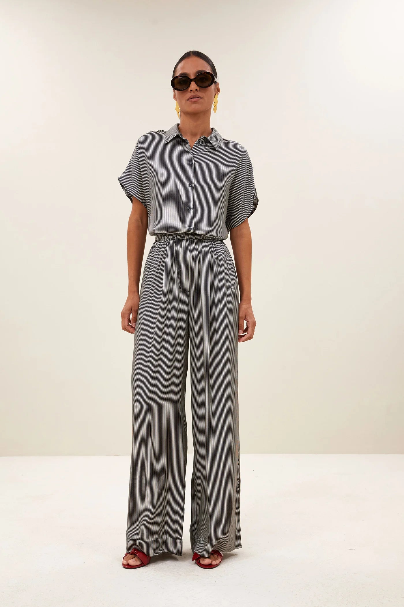 Benji Silky Stripe Pants