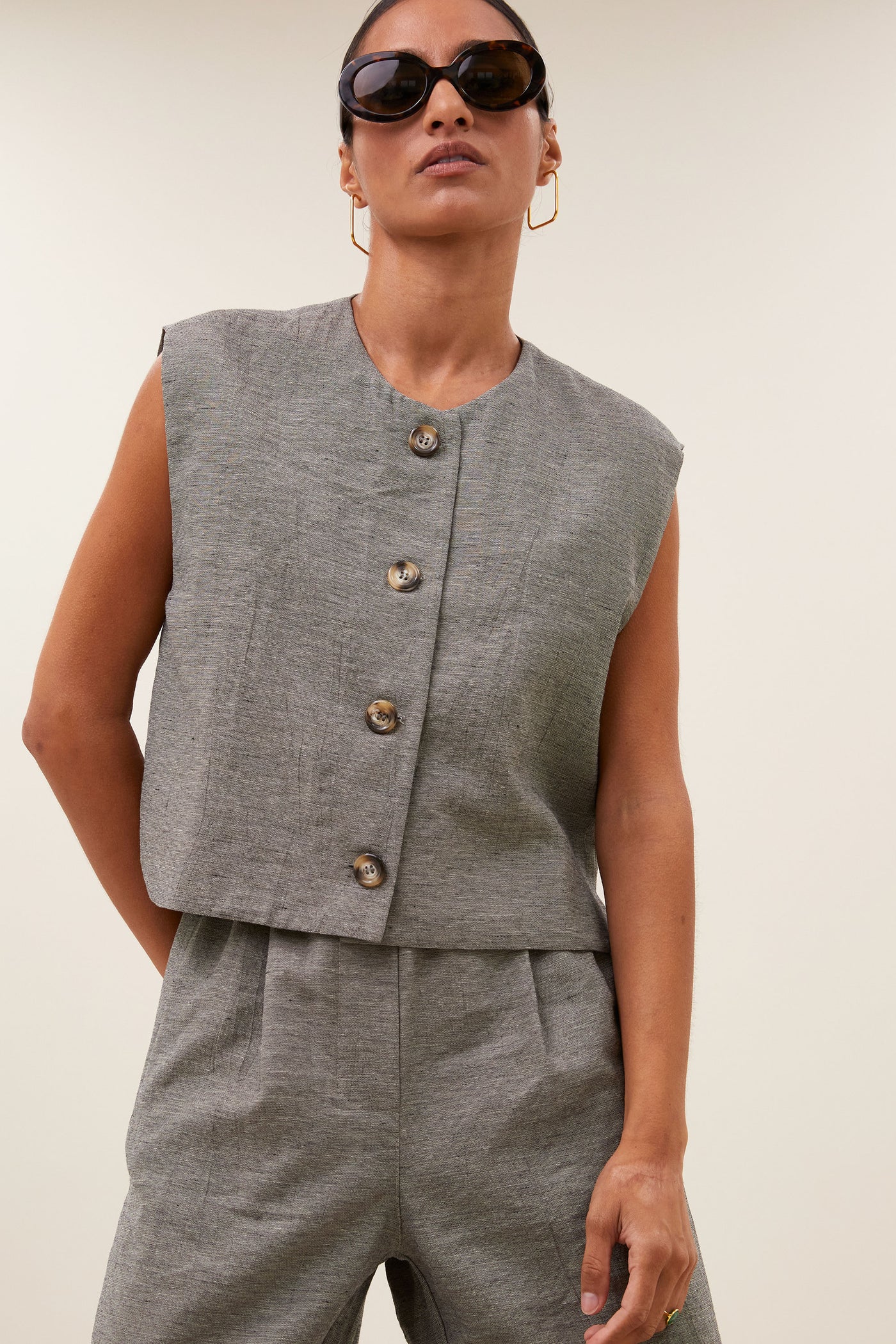 Nori Melange Gilet