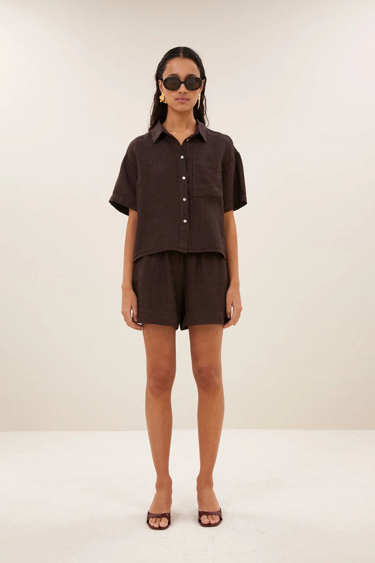 Lio linen shorts