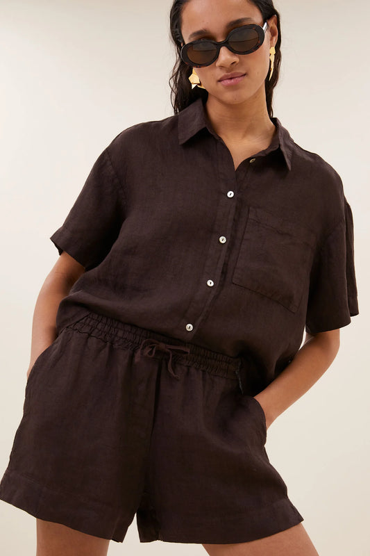 Mara linen blouse