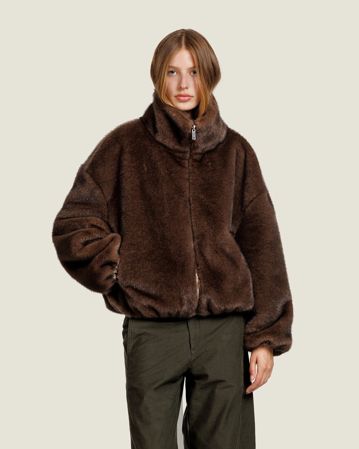 Ally Faux Mink Jacket