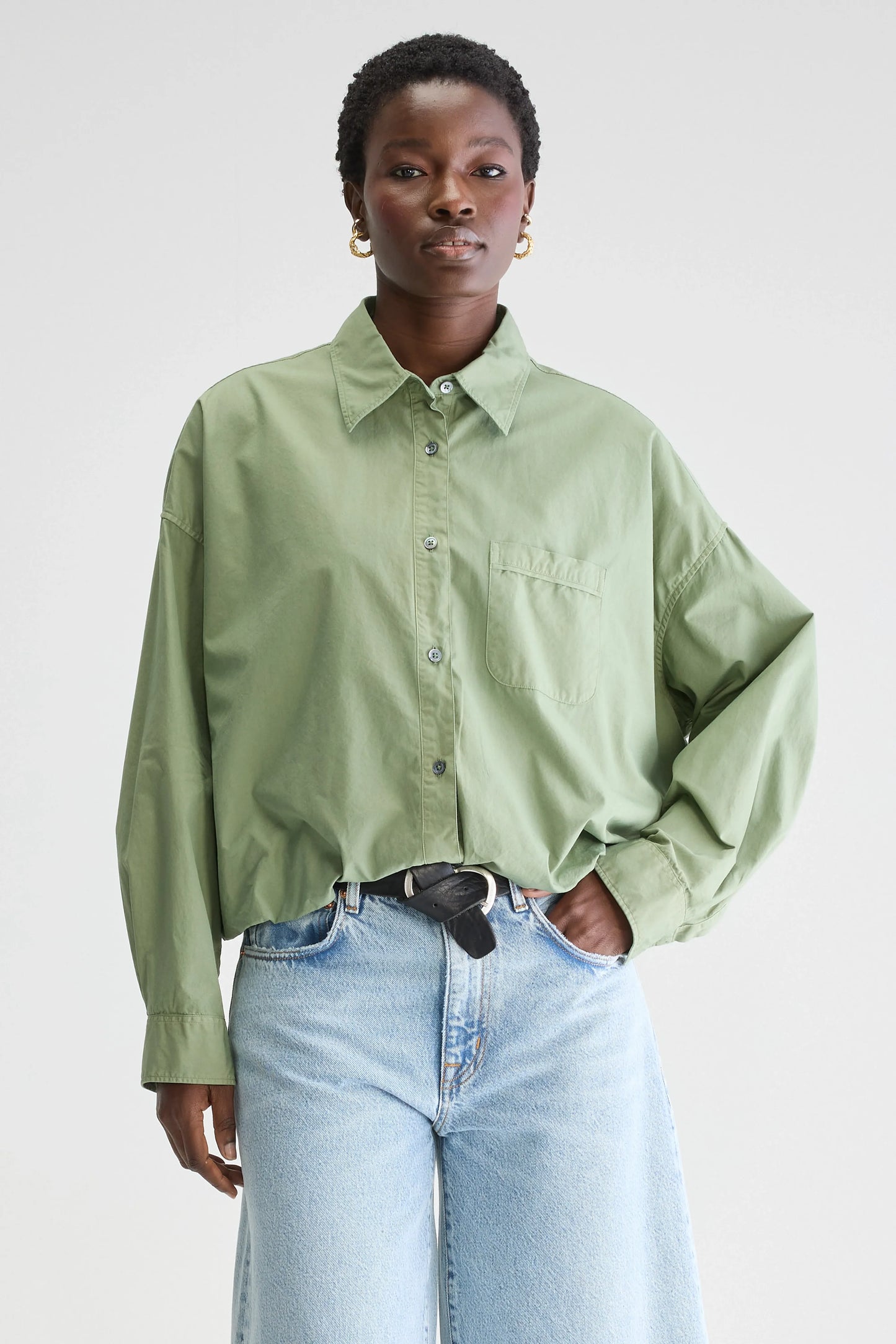 Graham Popeline Blouse