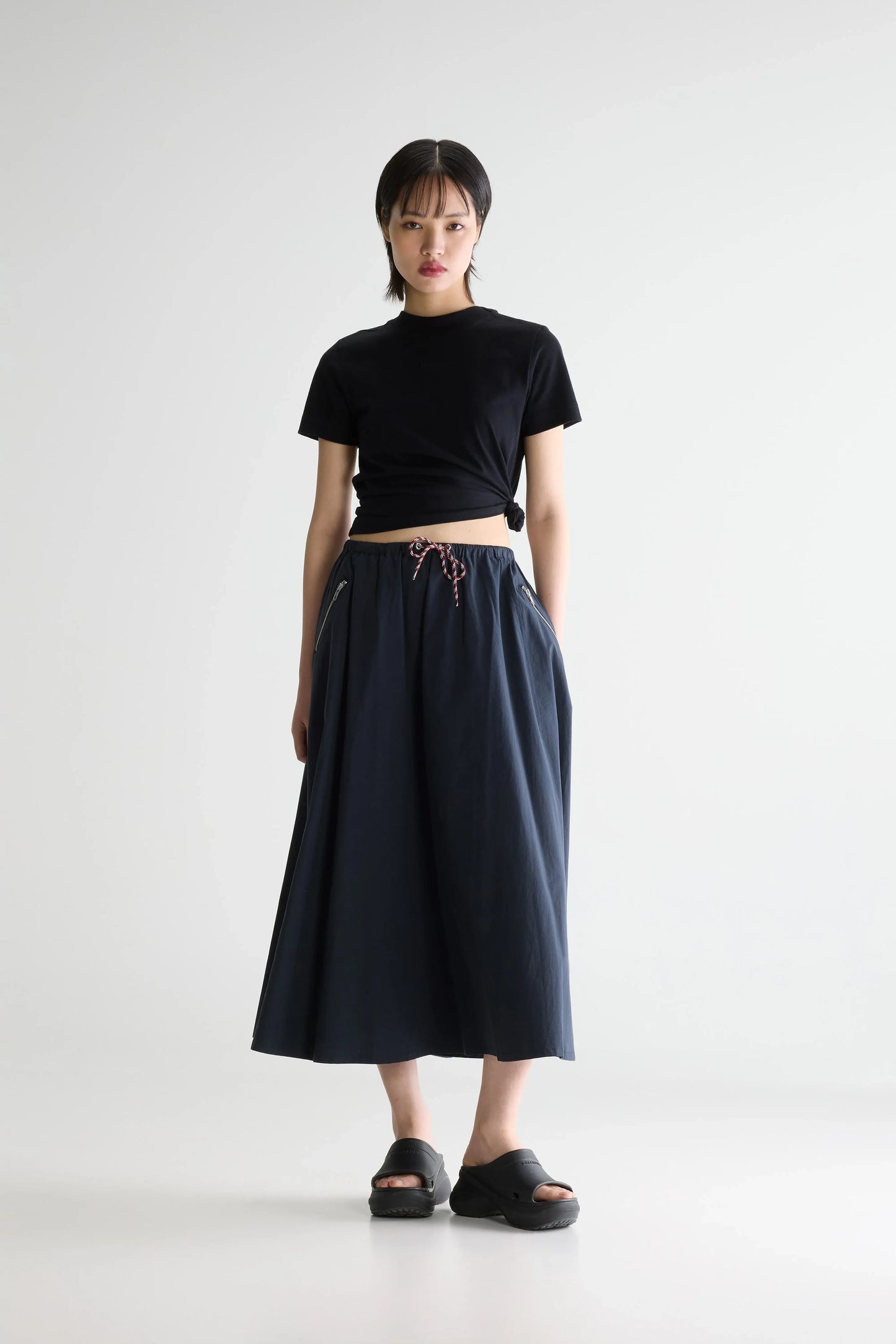 Harlin rok donker blauw