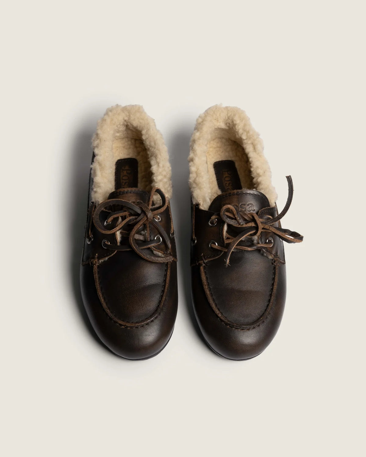 Boat Loafer Brushed Fur Leather