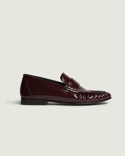Penny Loafer Wrinkle - Polished burgundy