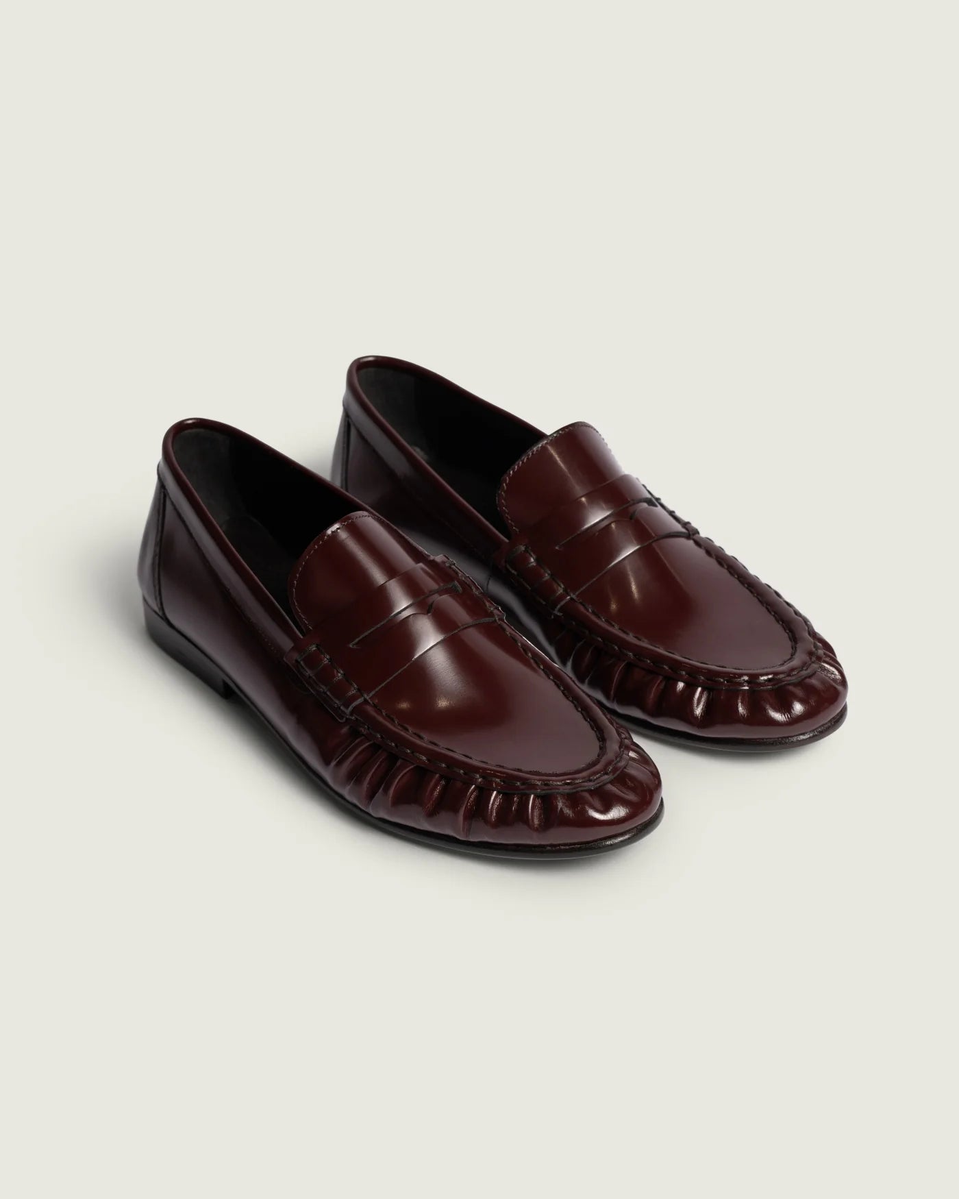 Penny Loafer Wrinkle - Polished burgundy