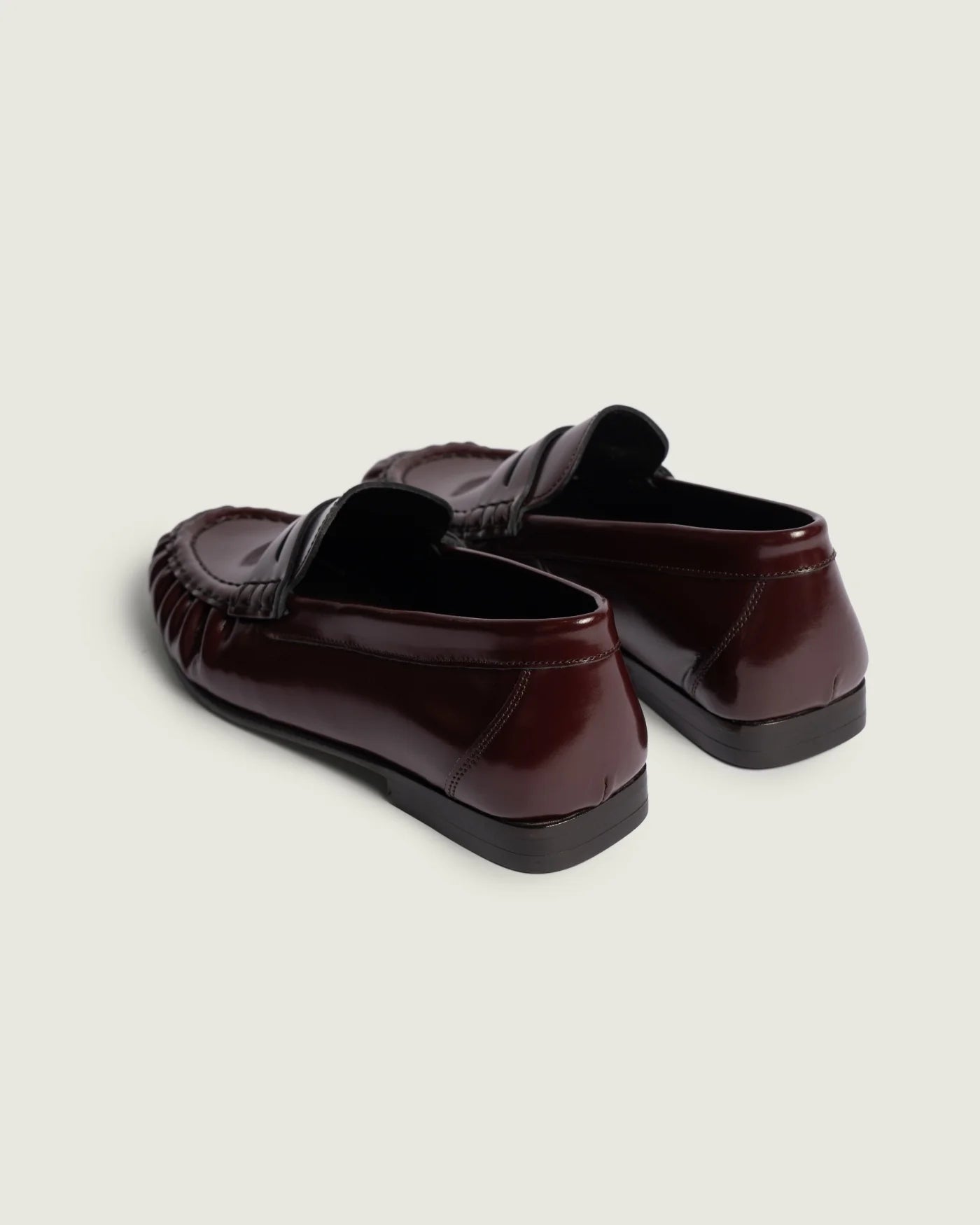 Penny Loafer Wrinkle - Polished burgundy