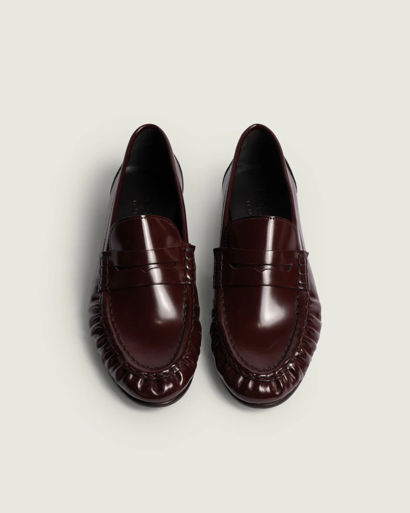 Penny Loafer Wrinkle - Polished burgundy