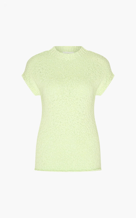 Bliss Knitted Top Lime
