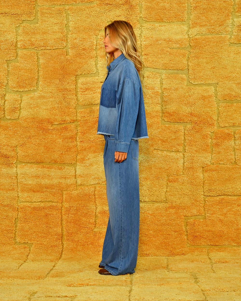 Cooper Denim Washed Blouse