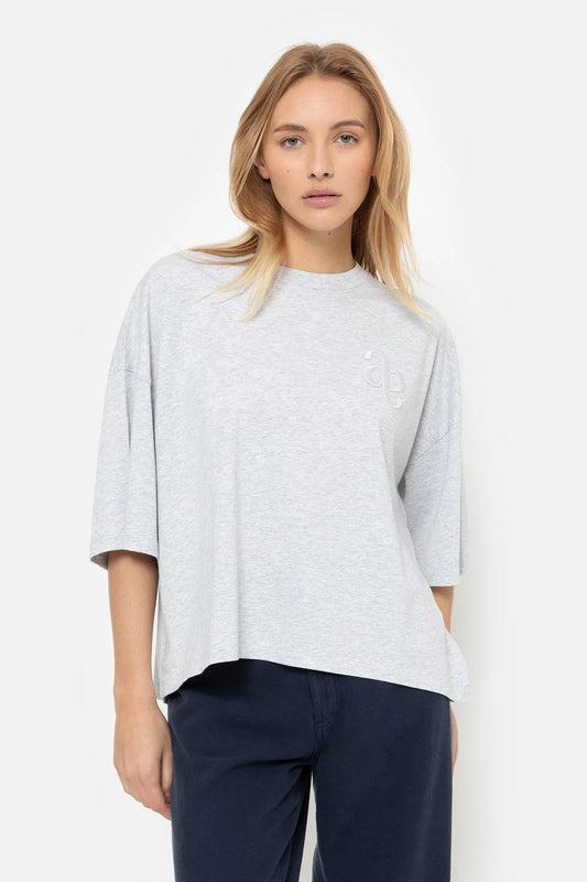 Eloise A Boxy t-shirt grey
